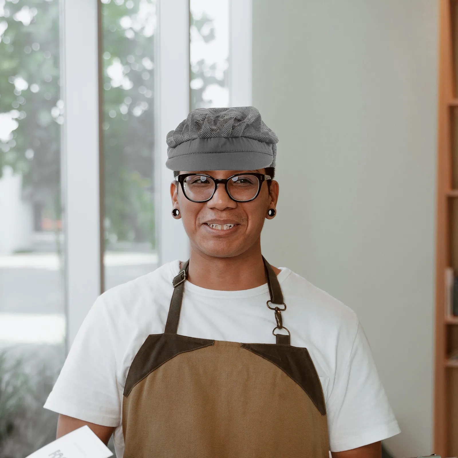 

Удобная хлопковая поварская шапка, легкая декоративная рабочая шапка для кухни, суши-баров, официантов, персонала ресторанов