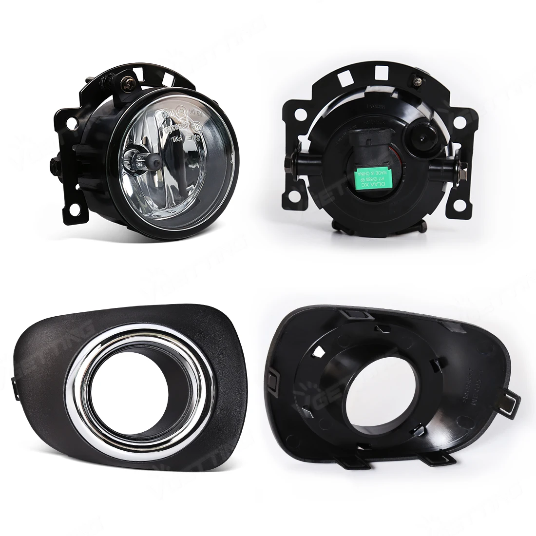 For Mitsubishi Montero Pajero Sport L200 Triton 2010 2011 2012 2013 2014 Halogen Fog Lamps Daylights With Covers Wire Switch view 2