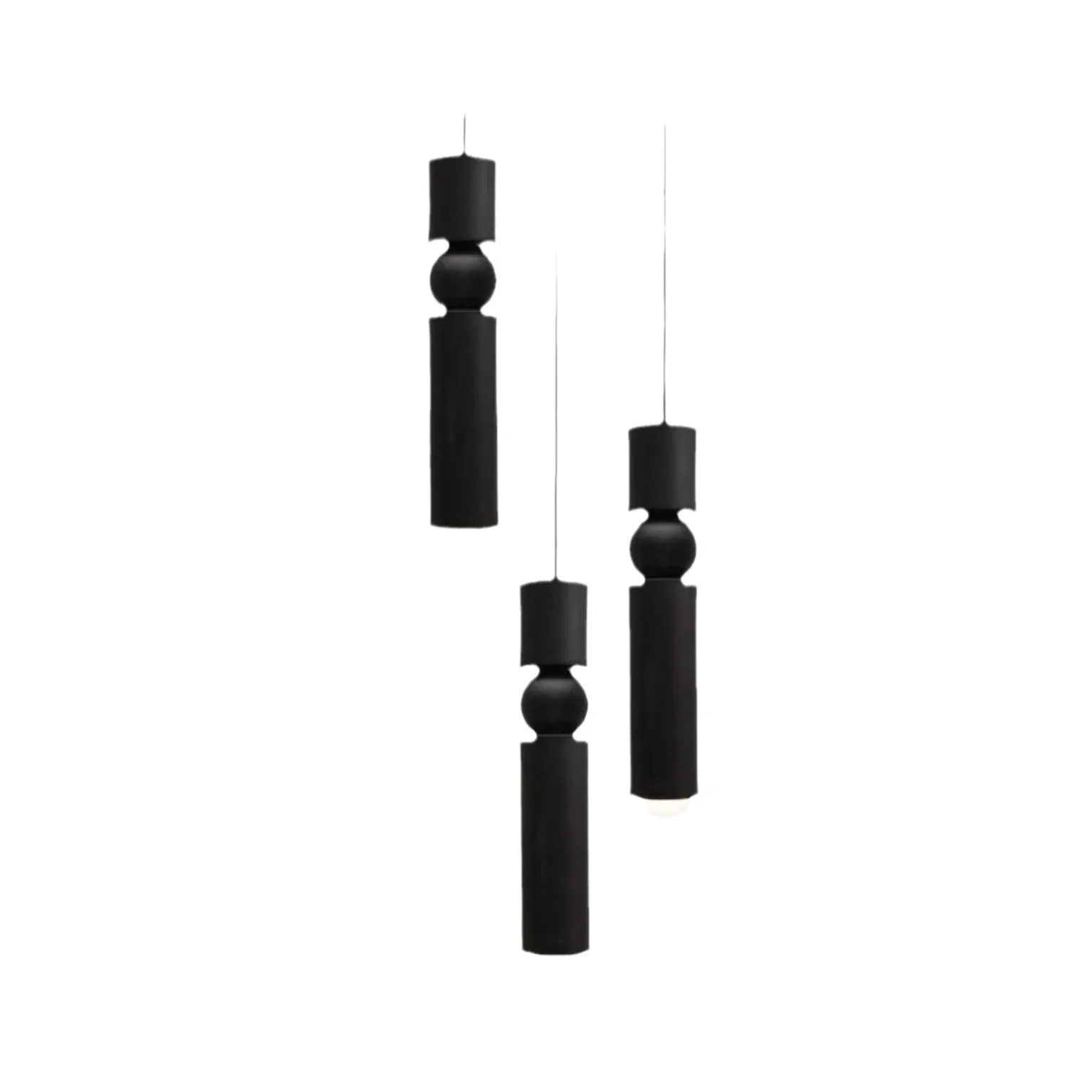 Modern Minimalist Spotlight Dining Room Long Tube Lamp Bedroom Bedside Kitchen Bar Dining Hall  LED Pendant Lamp Hanging