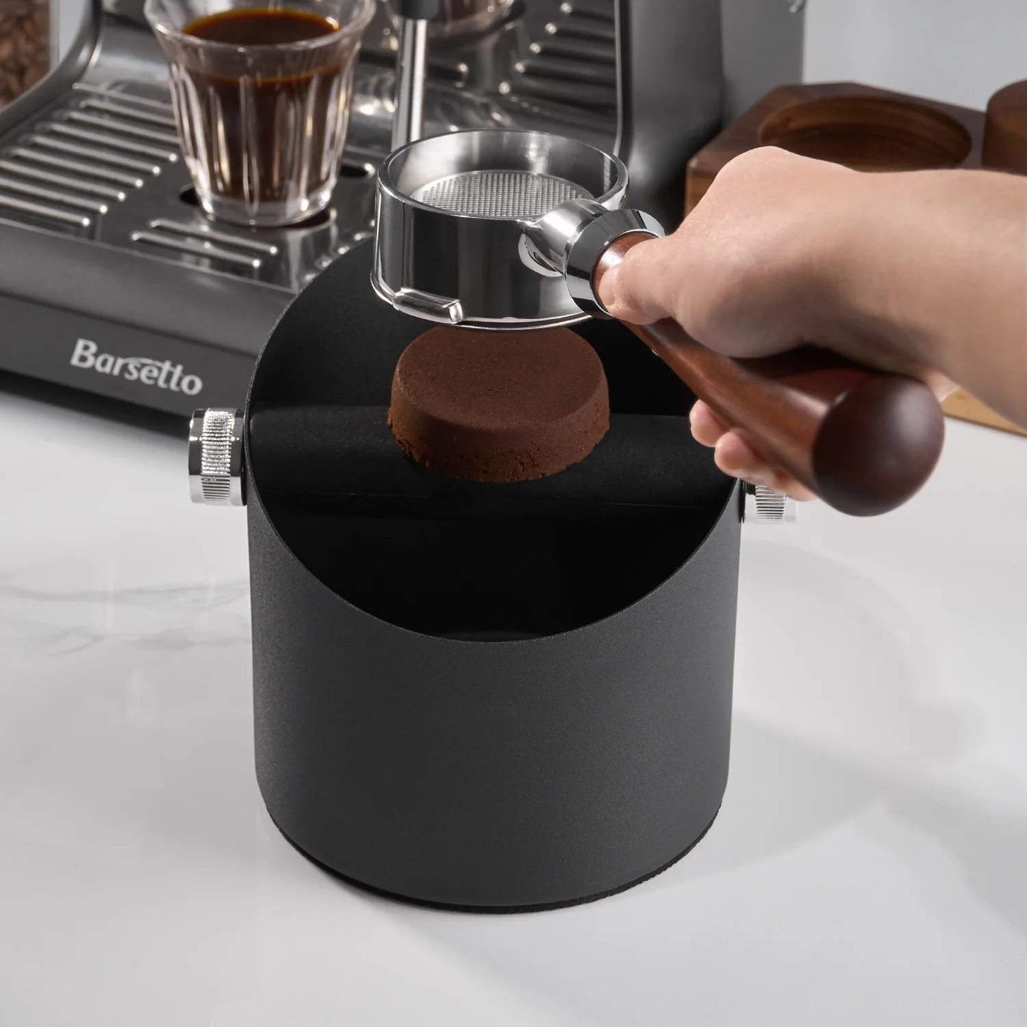 

Контейнер для кофейной гущи для домашней эспрессо-машины, специальный контейнер для сбора кофейной гущи, барный контейнер для хранения кофейной гущи, инструмент для бариста