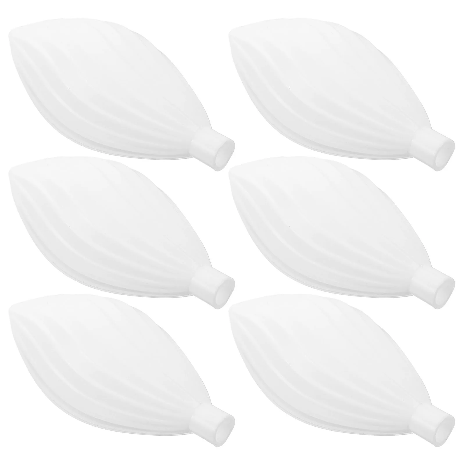 

6Pcs Lotus Bud Lamp Shade White Plastic Floor Light Cover Decorative Replacement for Wedding Party Ambient Lighting Indoor