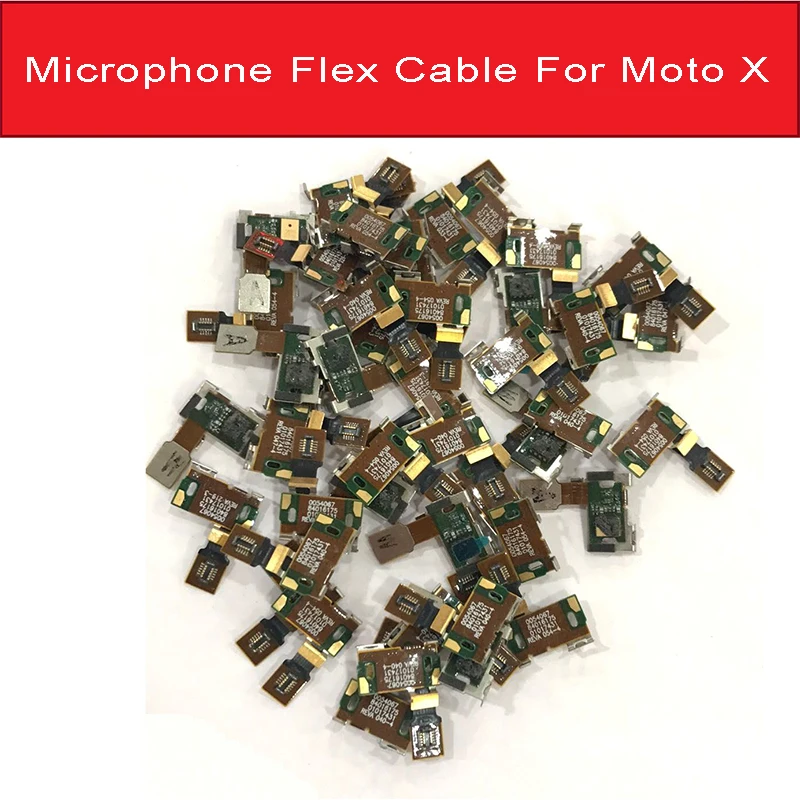 Genuine Microphone Flex Cable For Motorola Moto X XT1060 XT1058 XT1052 XT1053 XT1055 XT1056 Microphone Mic Flex Ribbon Parts