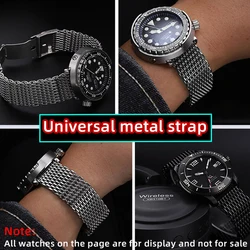 18mm 20mm 22mm 24mm stainless steel strap for men women Cool Shark Fine steel band SEIKO OMEGA TAG Heuer Carrera metal bracelet