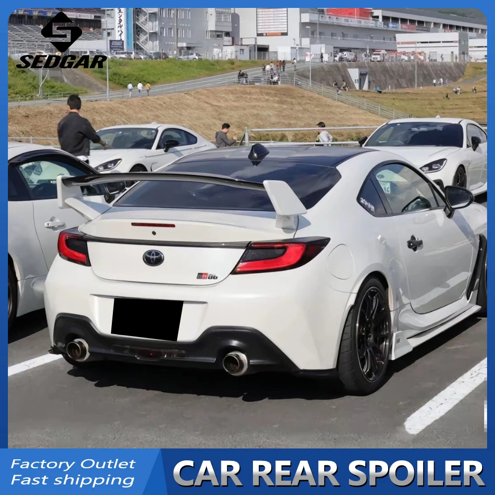 For Subaru BRZ Toyota GR86 Trunk Spoiler 2021 2022 2023 2024 High Quality ABS Plastic Unpainted Spoiler Trunk Boot Wing Spoiler