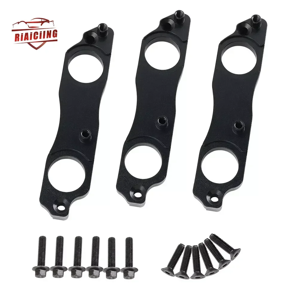 Sleek New Black Aluminum Coil Pack Brackets – Perfect Fit for Toyota 1JZ, 2JZ (VVTI & Non-VVTI) and R35 GTR