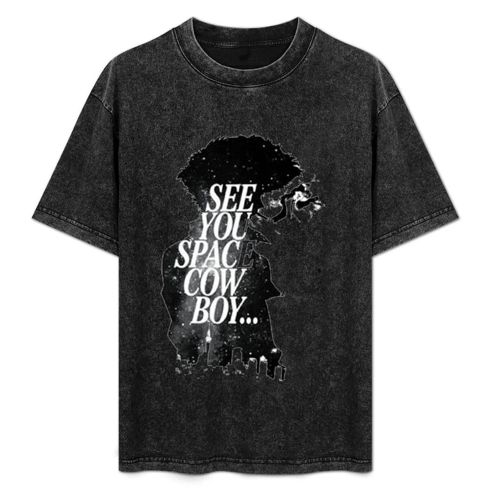 

See You Space Cowboy T-Shirt Sports Casual Short Sleeve Cotton Tee