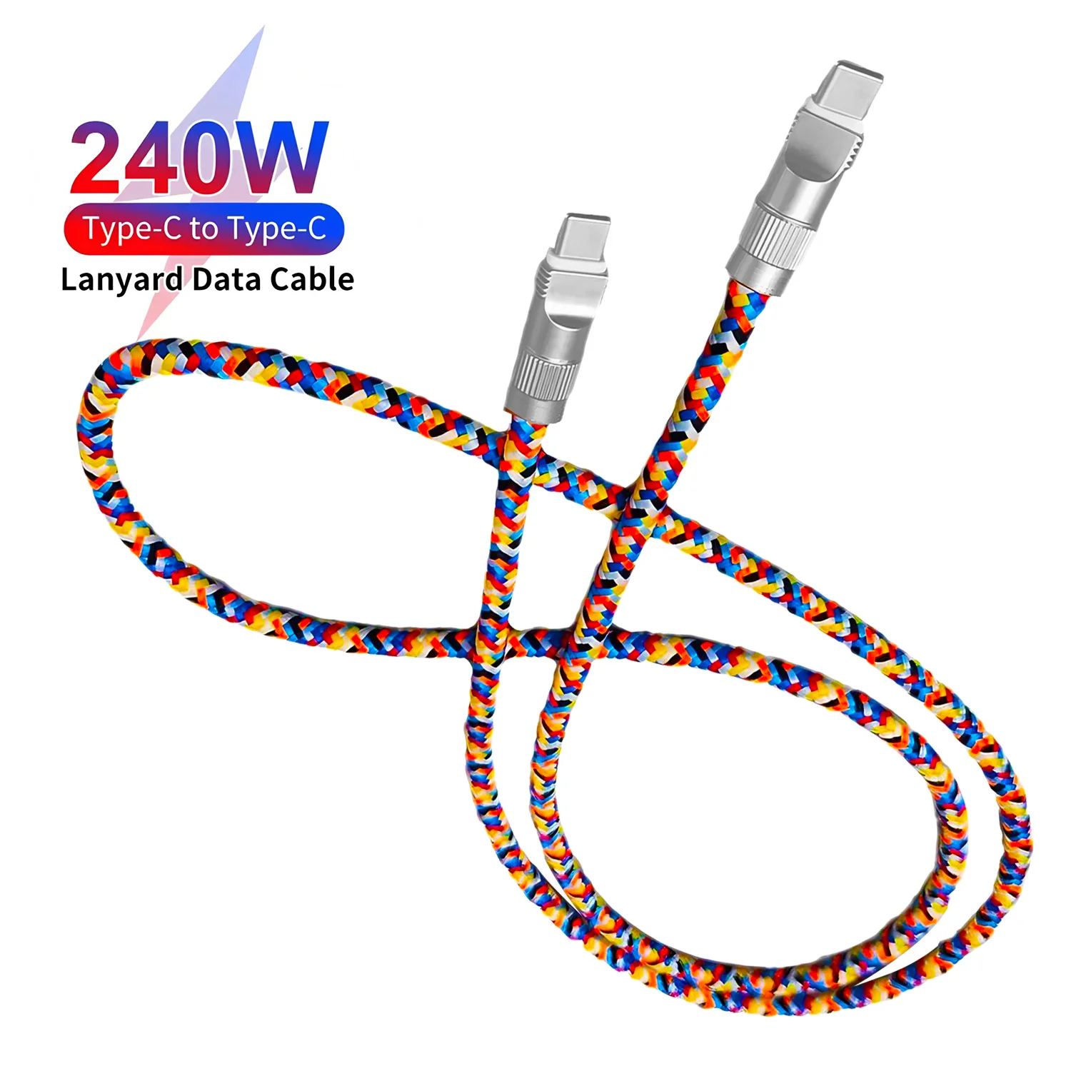 USB-C to Type C Cable For PD 240W For iPhone 15 16 17 Fast Charging For Samsung Huawei Xiaomi Type C Cable Accessories