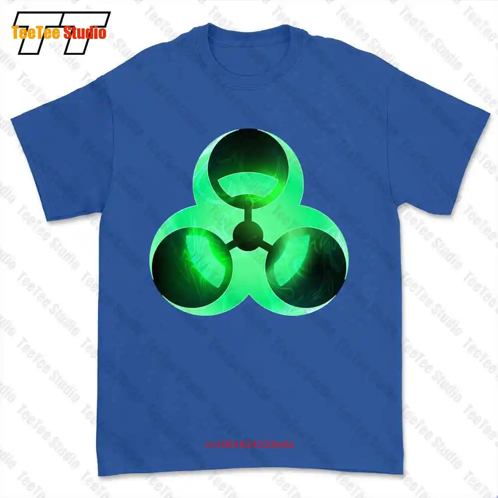 Biohazard Toxic Waste Symbol Green Cool Danger Warning Radioactive Logo T-shirt Tee T2B9