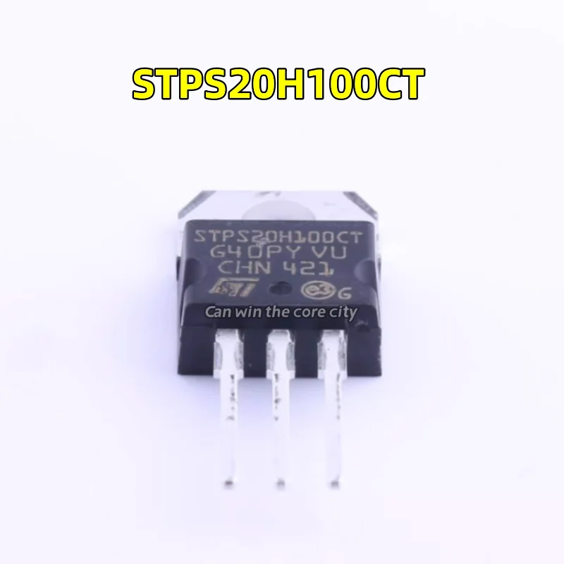 

10 pieces New original STPS20H100CT 20H100 Direct insertion TO-220 Schottky diode 20A / 100V