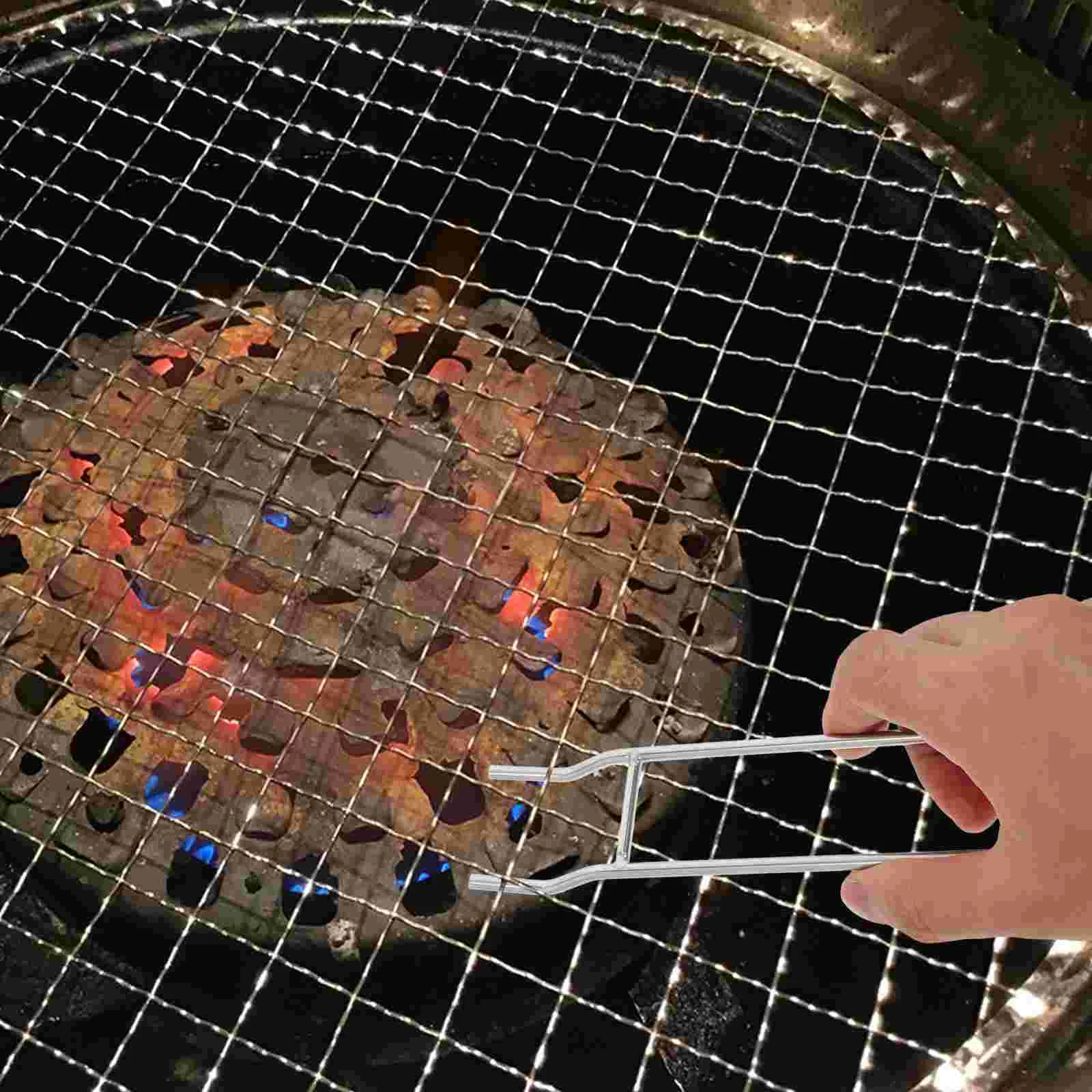 1Pc Durable Stainless Steel Universal Grate Lifter Bbq Grill Accessories Charcoal Gas Grills Plate Lifter Kitchen Dining