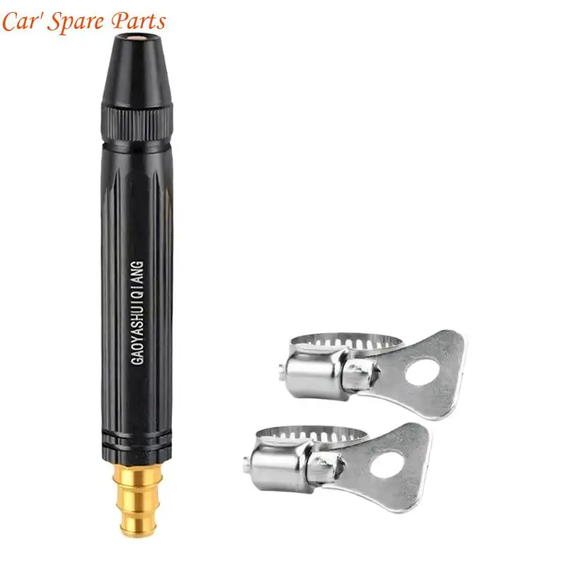 Y4UA Professional Car Wash Nozzle Set High Pressure Water Guns Nozzle Instantly Connection with Hose Clamp For Home