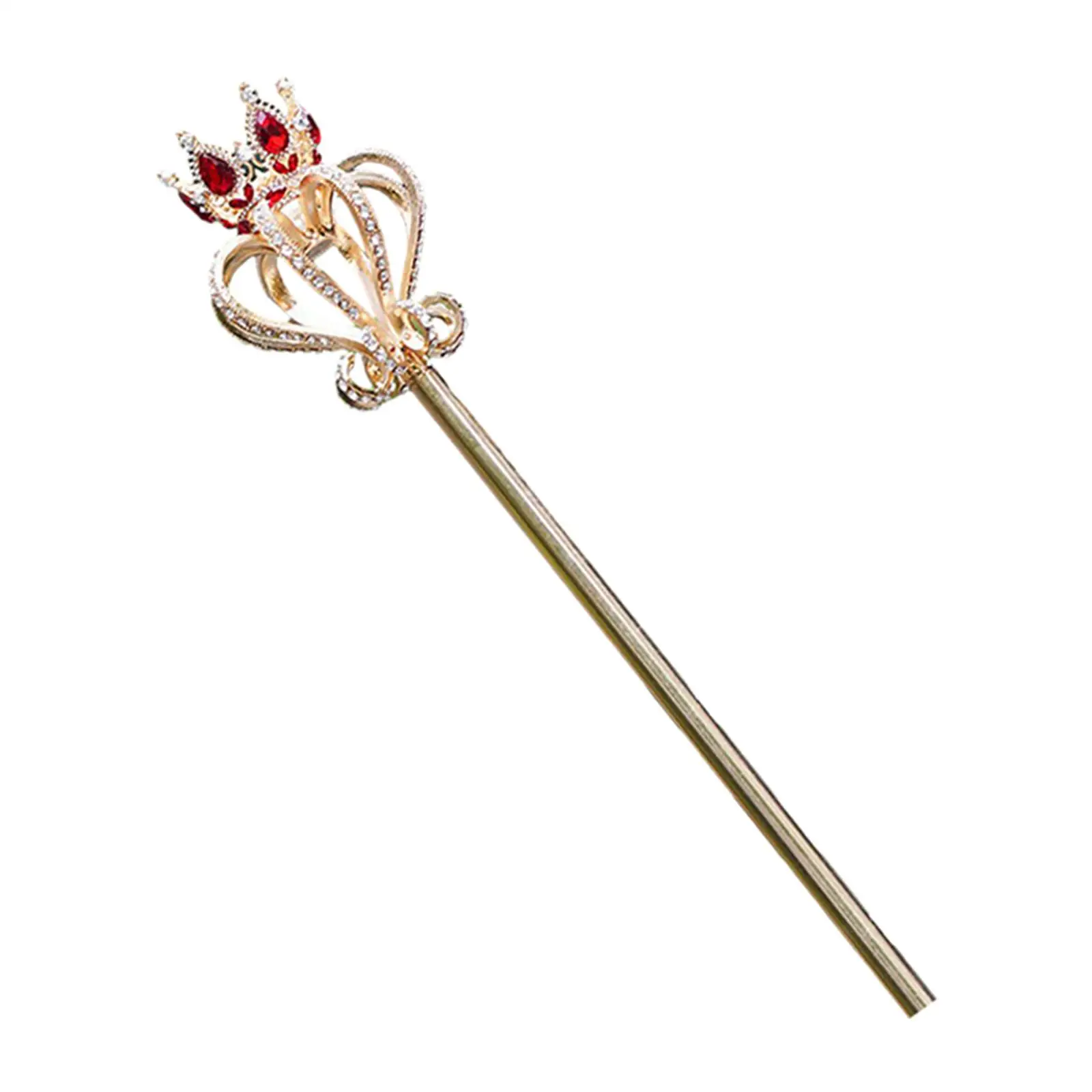 Princess Wands Christmas Pageant Sparkly Fancy Dress Handheld King Masquerade Dress up Rhinestone Scepter Scepter for Queen