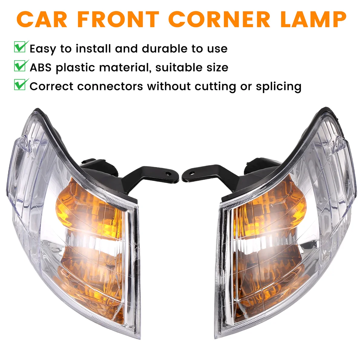 1 زوج سيارة الجبهة الزاوية ضوء المصباح لتويوتا كورولا AE100 AE101 E100 1993 1994 1995 1996 1997 مصباح إشارة-L94A #5