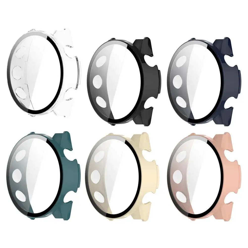 Folia z hartowanego szkła, etui ochronne do smartwatcha Garmin Forerunner 570 42mm/47mm, osłona ekranu, ramka ochronna Z7U2