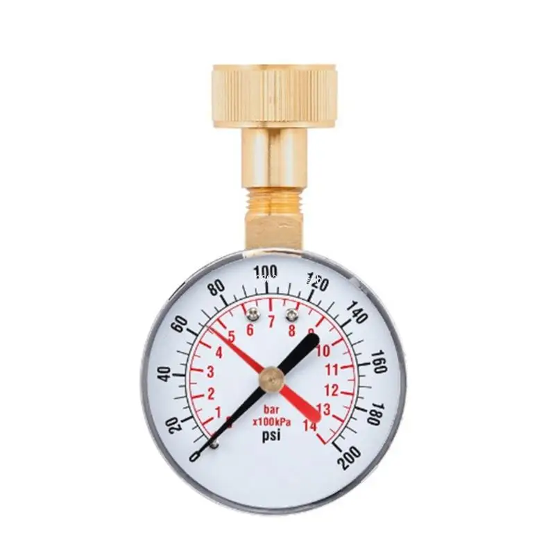 

Mini Water Pressure Gauge Dial-Meter Gauge 3/4" NPT for bar Measurement Dropship