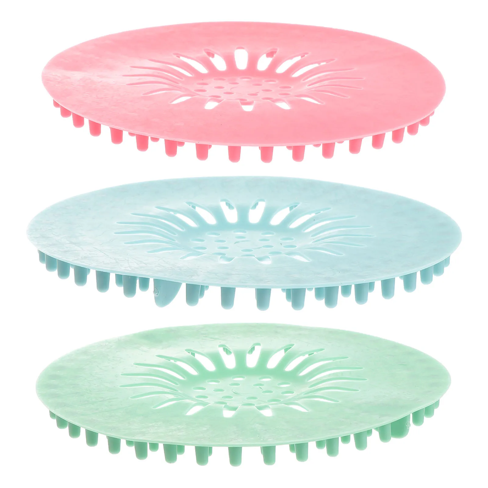 

Набор из 3 силиконовых заглушек для раковин в форме манты, для кухни, ванной, прачечной, с функцией блокировки запахов