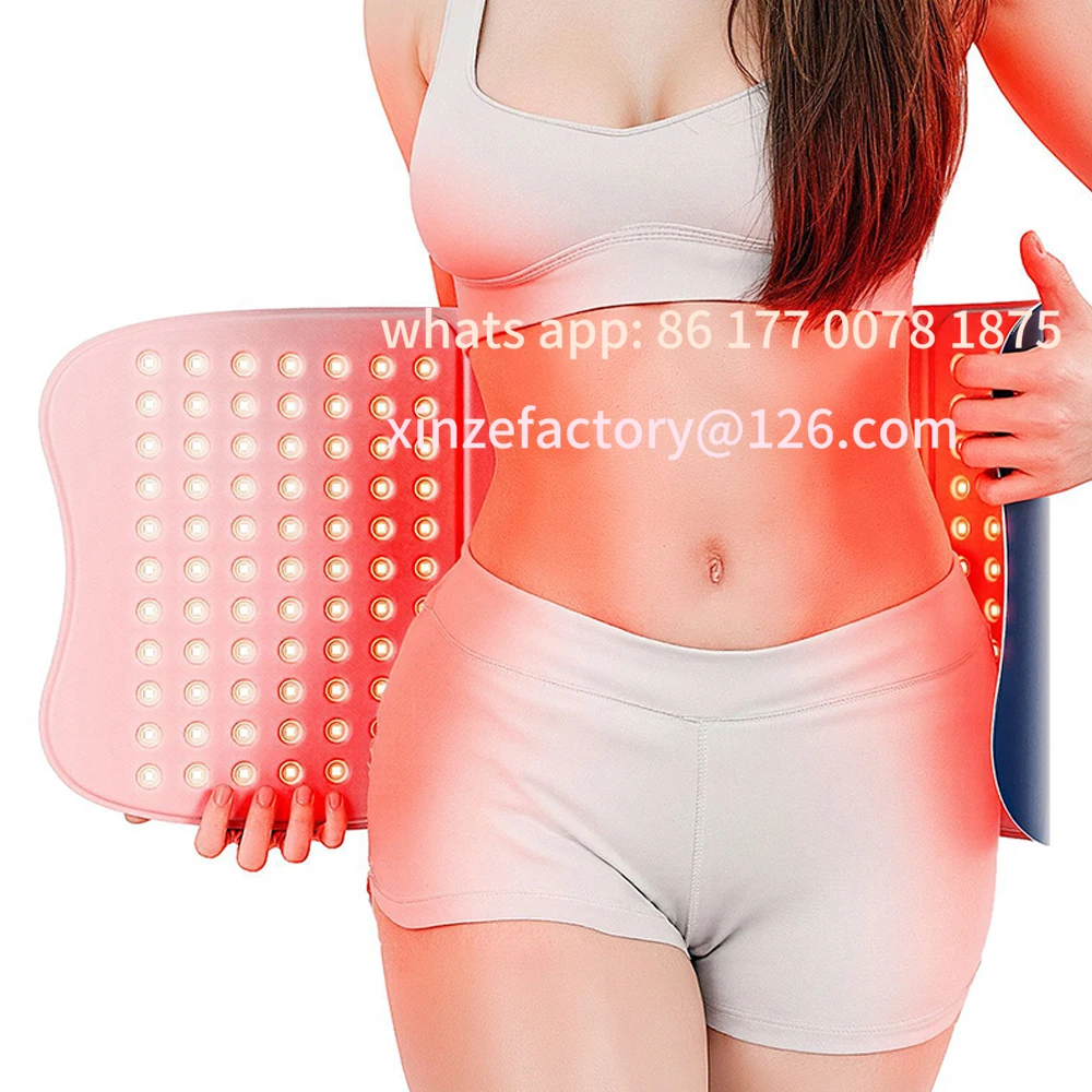 Customizable NEW 792pcs LEDs Red Light Therapy Pad 660nm 850nm for Whole Body , Large 30x12inch Mat with Timer - L7 Tri-Chip