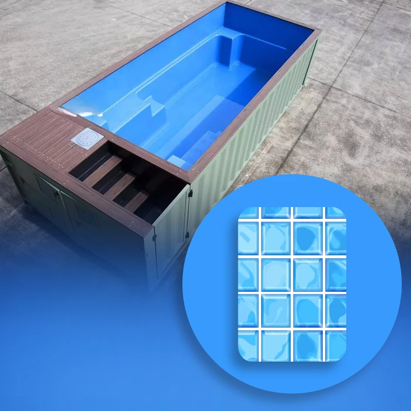 Contenedor prefabricado de fábrica para piscina al aire libre Hipir