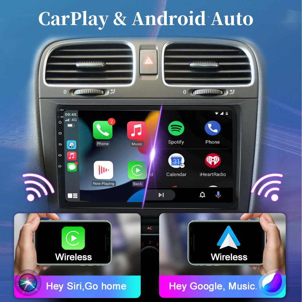 Android Car Radio for Toyota Camry 7 XV 40 50 2006 - 2011 Multimedia Video Player GPS Navigation DSP Carplay Touch Screen QLED