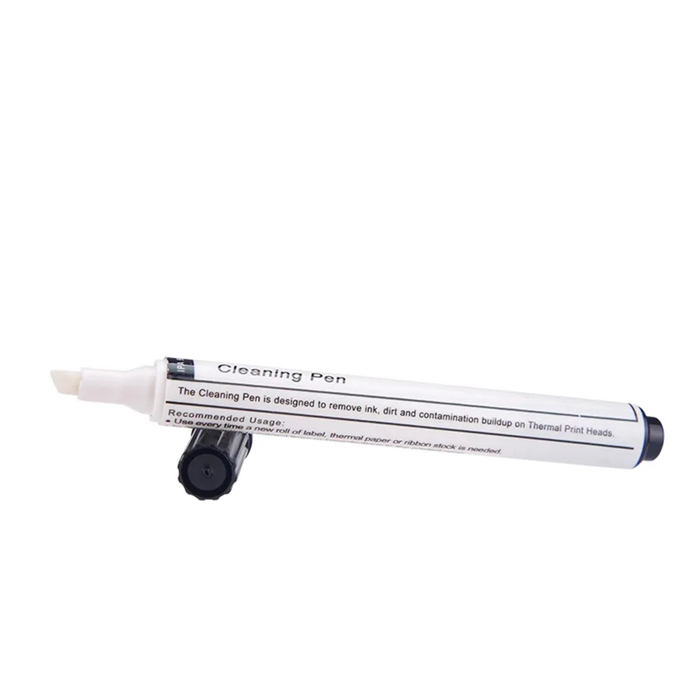 Thermal Printer Maintenance Pen, Removes Gum, Dust and Paper Scraps, Environmentally Friendly and Safe for Coated Surfaces