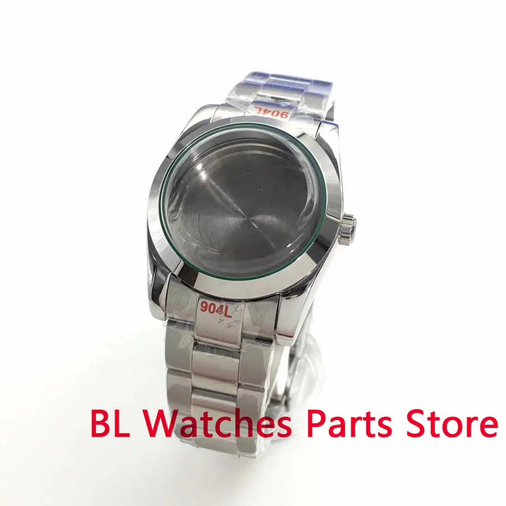 BL 36mm/40mm Silver  Sapphire Glass Date Fit NH35NH36 ETA2824 2836 Mingzhu DG2813 3804 Miyota 8205 8215 821A Movement