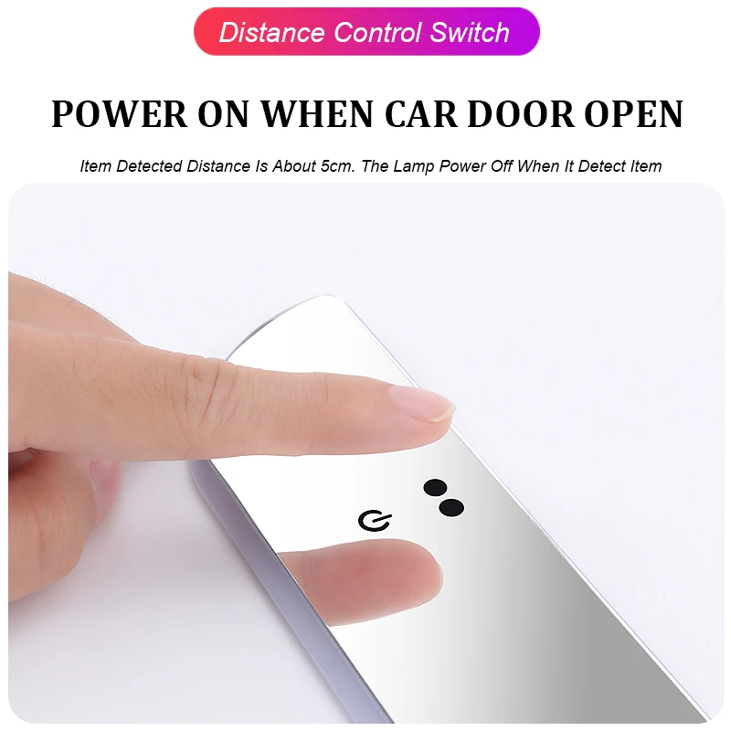 Oplaadbare Instaplijsten Licht Auto Interieur Sfeer Lamp Led Rgb Welkom Pedaal Aangepaste Logo Auto Stijl Accessoire Decor Gift