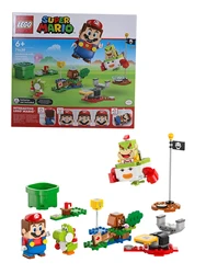 LEGO 71439 Super Mario Adventure and Interactive Mario Bowser Jr. Clown Car Game Console, for players aged 6 and above