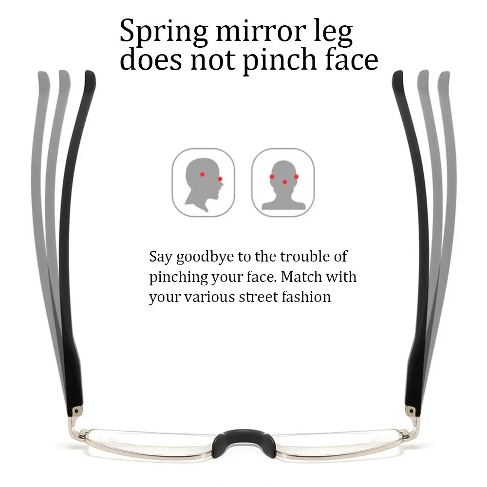 

Office Frame Classic Vintage Reading Glasses Ultra Light Glasses Eye Protection High-definition