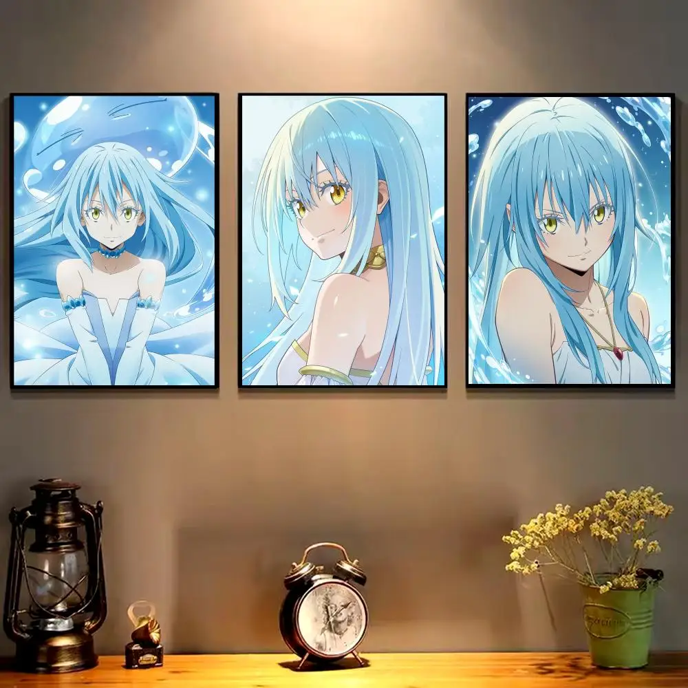 That Time I Got Reincarnated As A Slime Poster HD Art Sticky Wall Waterproof Home Living Room Bedroom Bar Aesthetic Decoration