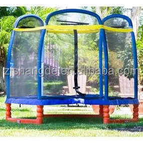 Hot Sale Small 7ft Trampoline Park Round Trampoline Deals With Enclosures Tent Roof For People