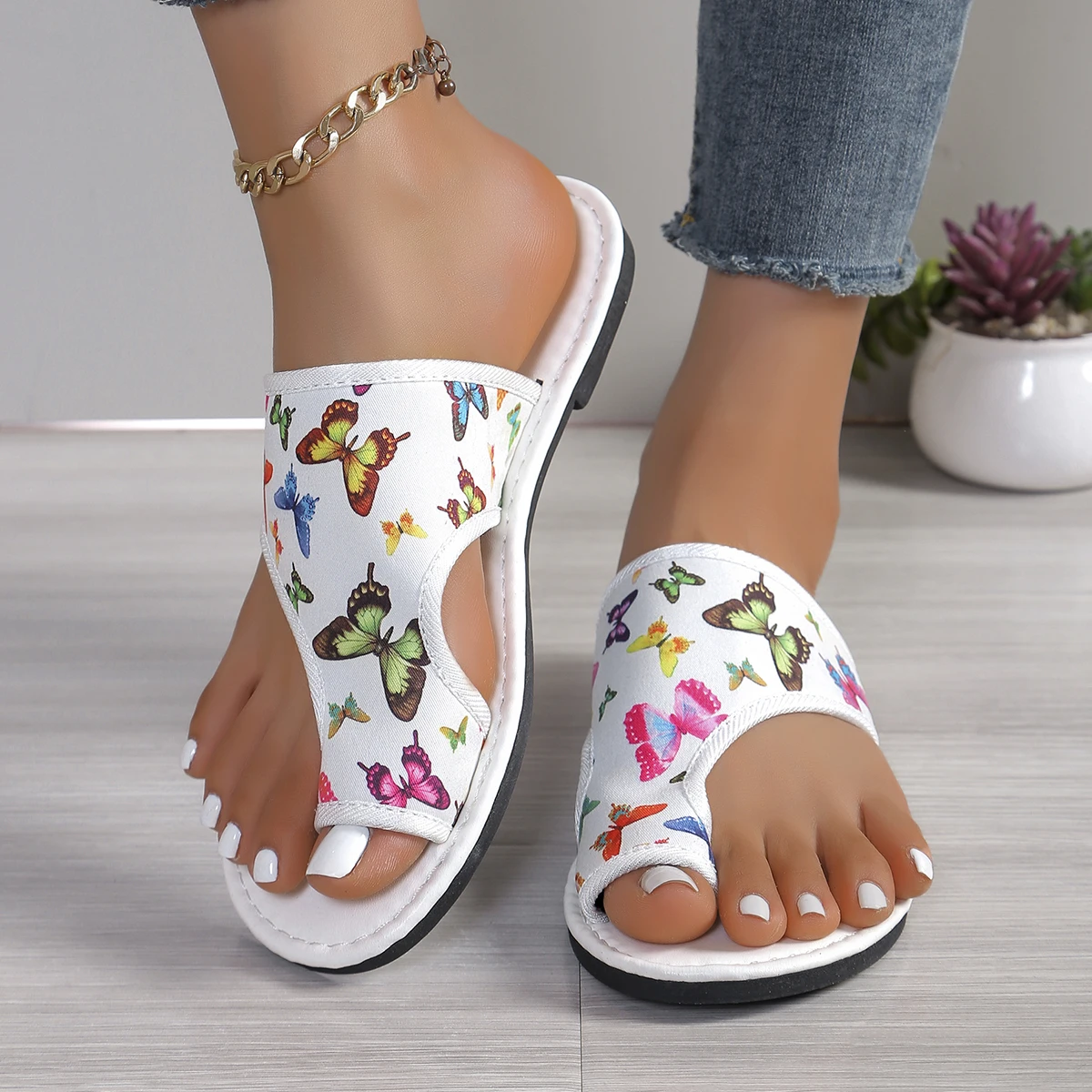 

Summer Women Slippers Fashion Open Toe Soft Sandals Flip-flops Women Wedge Shoes Casual Beach Slippers 2025 New Slides Women