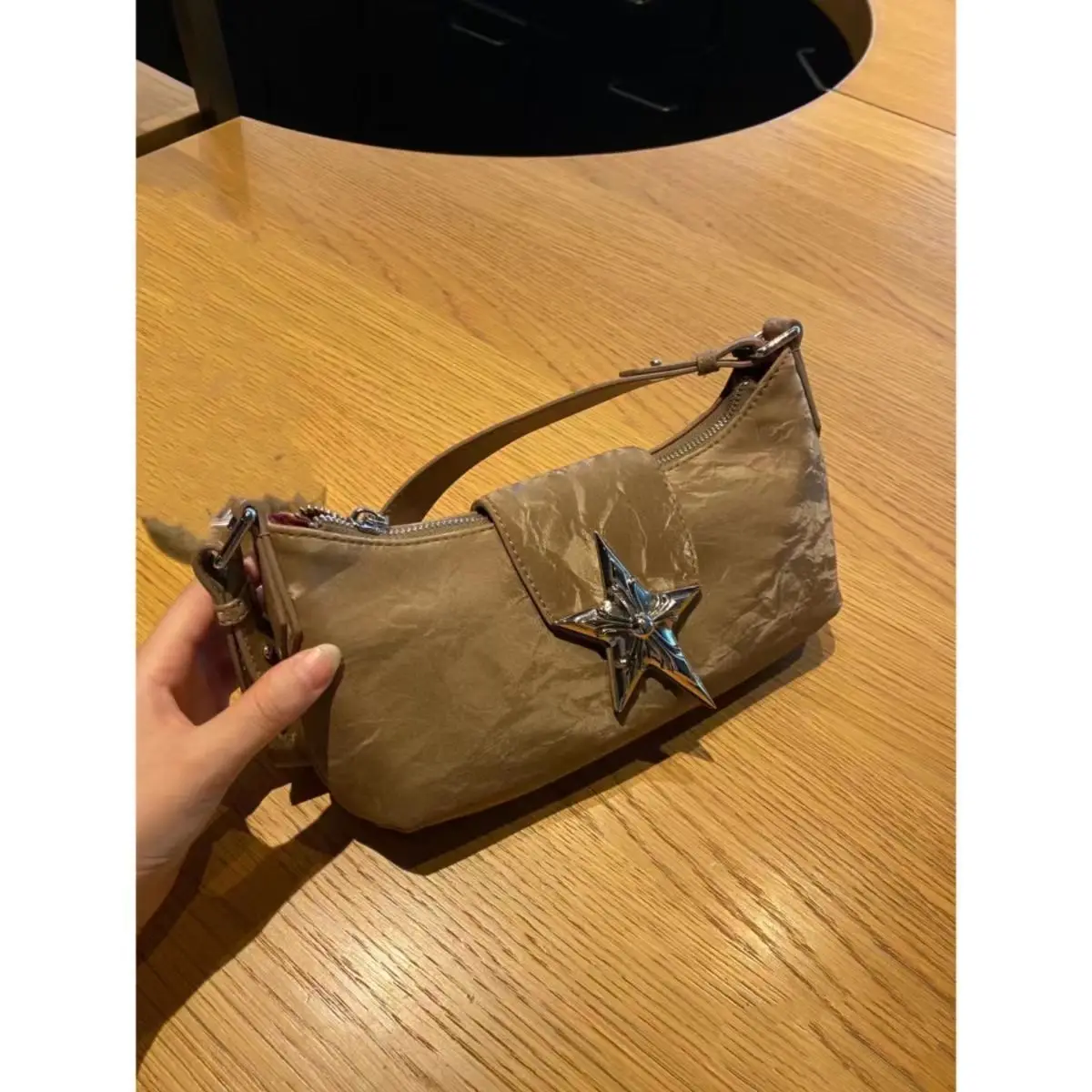 Miyagawa Retro Elegant Underarm Bag for Women in 2023 New Spicy Girl Portable One Shoulder Crossbody Bags