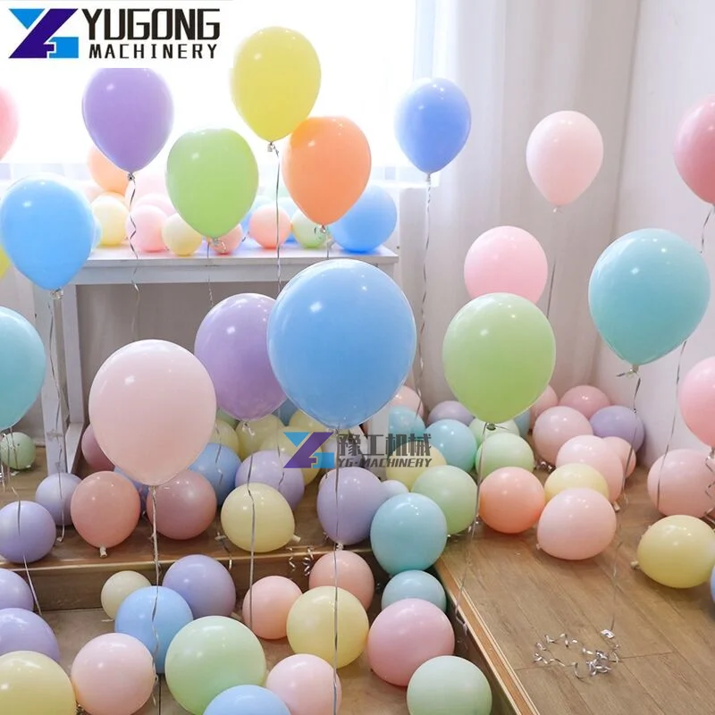 Automatic Latex Balloon Inflating Natural Gift In Balloon Machine Happy Party Round Latex Balloon Printing Equipment Machine