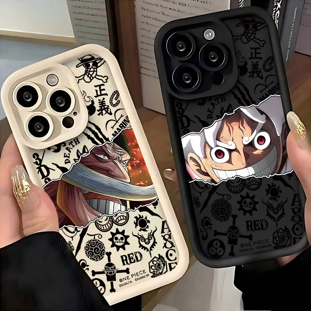 Anime Ones Pieces Phone Case For Samsung Galaxy A17 A07 A26 A16 A35 A55 A25 A05 A15 A54 A34 A36 A24 4G 5G Soft Back Cover