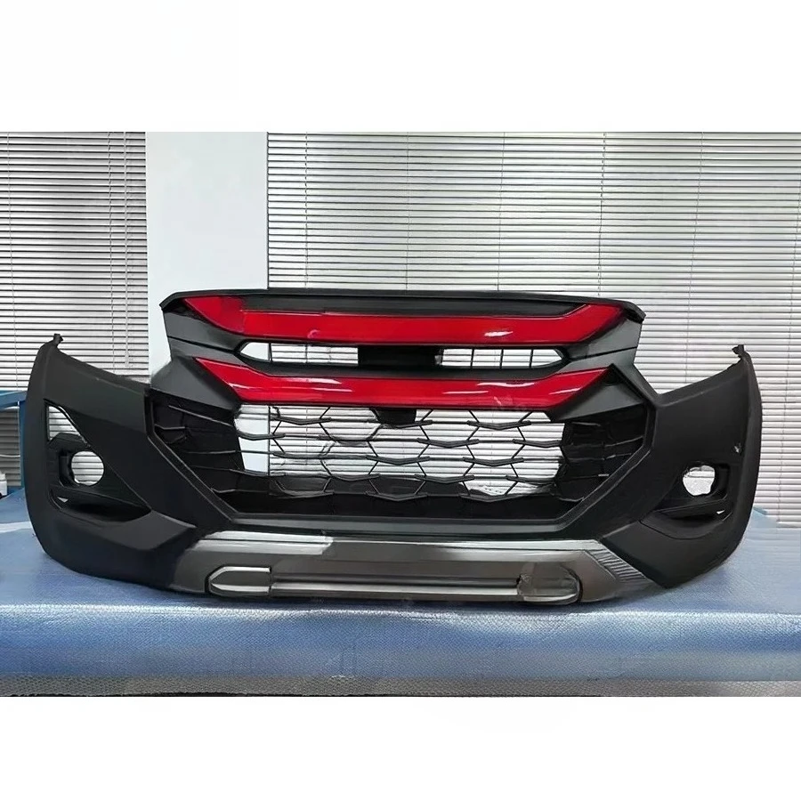 قطع غيار السيارات ملحقات السيارة الخارجية مجموعة أدوات حماية المصد الأمامي لـ Dmax 2016-2019 #2