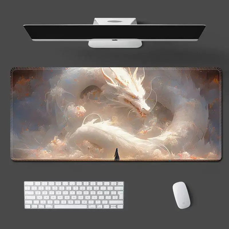 

Big Art Mouse Pad Laptop Kawaii Gaming Pad on The Table Anime Mouse Mats Keyboard Pad Setup Gamer Accessories Deskmat Table Mat