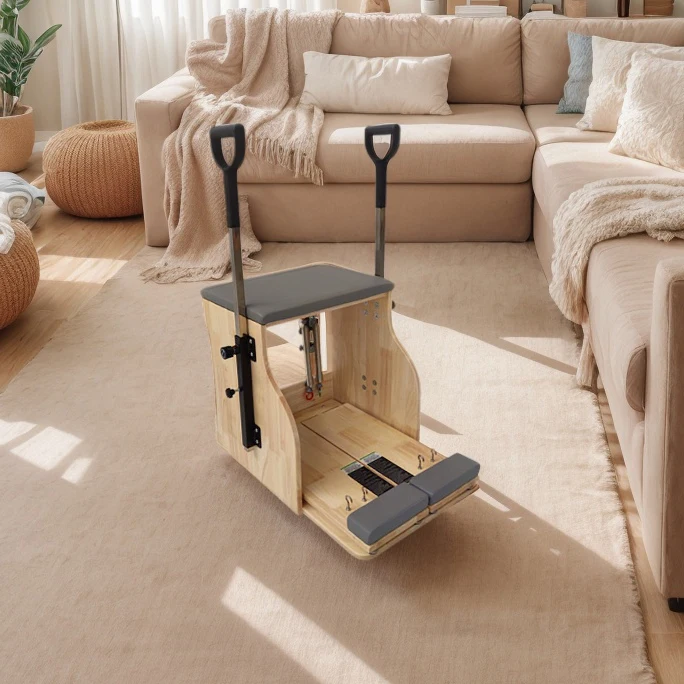 

Stable eco-home studio training handles spring wunda chair oak pilates chair
