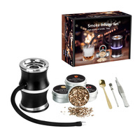Electric Cocktail Smoker Gift Box Charging Edition with Conduit Light Whiskey Smoker Set