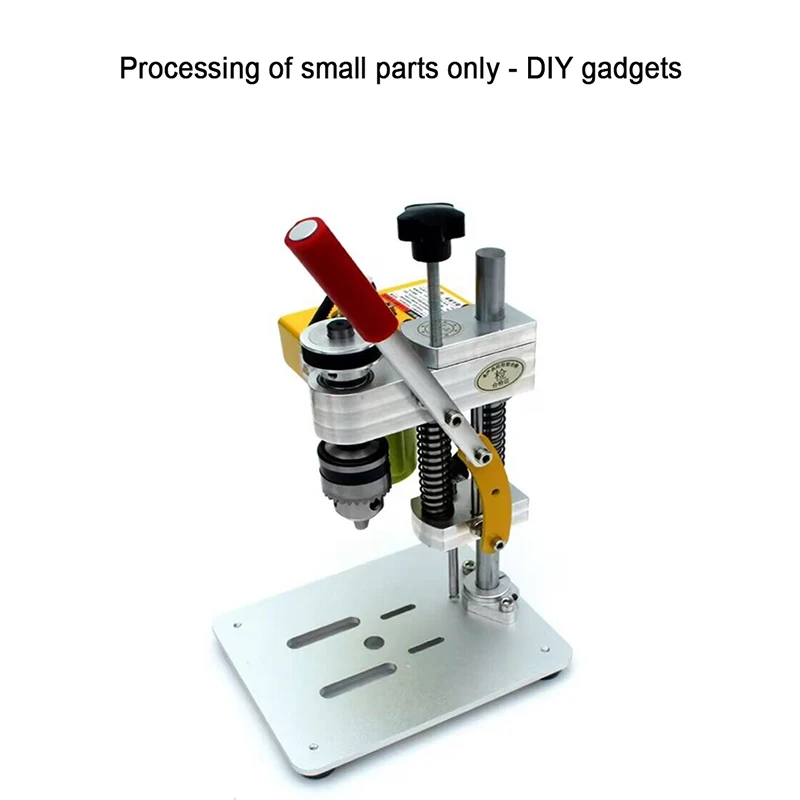 DIY Crafts Tool Precision Mini Drill Table Drilling Machine Portable Benchtop Driller Chuck Metal Wood