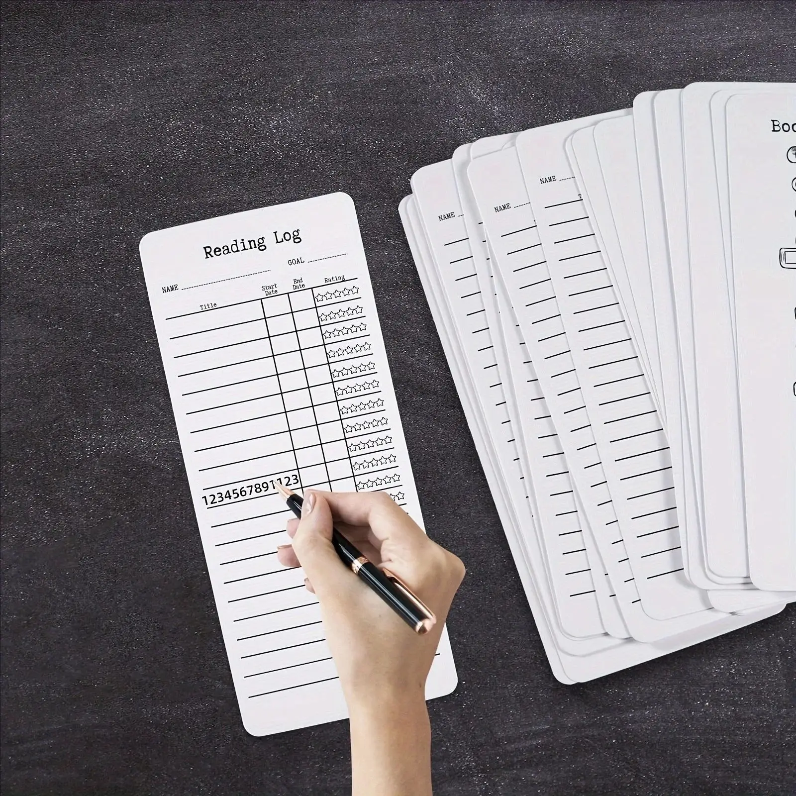 60 قطعة قراءة المرجعية قائمة القراءة الإشارات المرجعية الفارغة كتاب DIY الإشارات المرجعية DIY بها بنفسك المشاريع الفنية اللوازم المكتبية المدرسية الهدايا العلامة #3