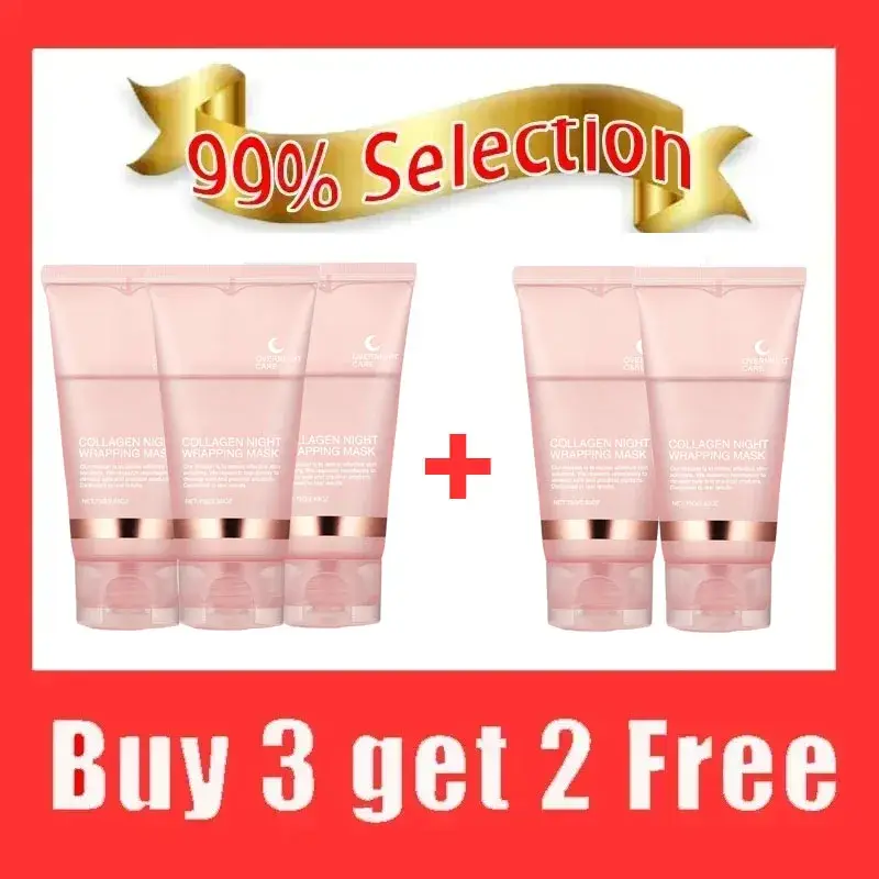 Collagen Peel-off Mask Night Wrapping Facial Mask Deeply Moisturizing Hydrating Firming Skin Facial Mask Daily Face Skin Care - Image 10