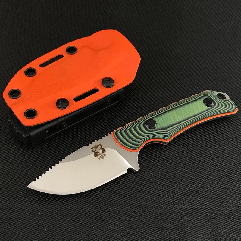 High Quality Liome 15017 Tactical Straight Knife Outdoor Camping Fishing Hunting Fixed Knives EDC Security Defense Tool