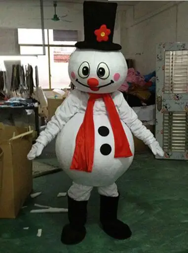 

Snowman Mascot Costumes For Adult Anim Cosplay Costume Cartoon Party Holiday Character Outfit Fancy Dress Suit Christmas Event