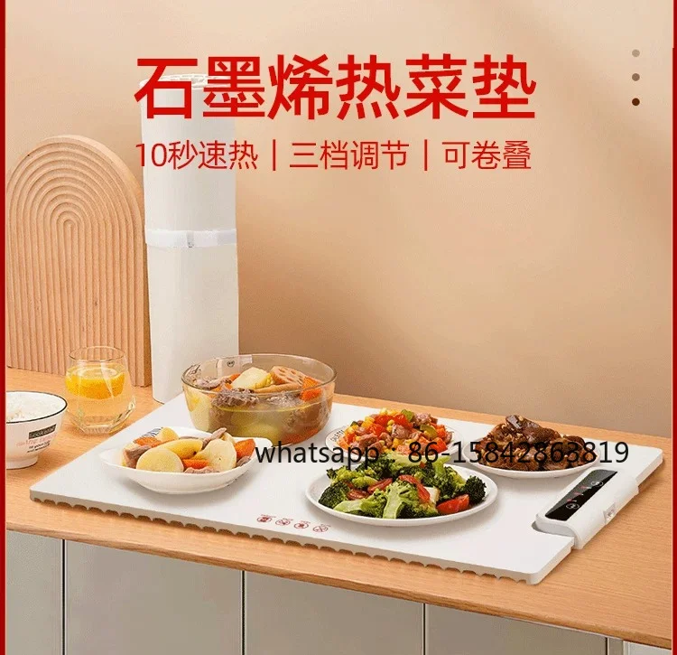 Vegetable Warmer Board Heats Cold Dishes, Insulates Food At Home, 110V
