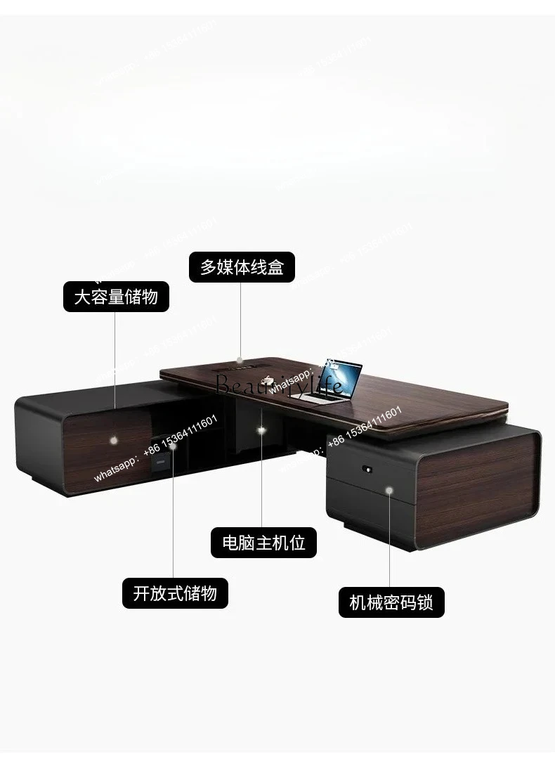 مكتب رئيس مكتب بسيط وحديث تجاري خفيف فاخر وحديث وبسيط ومكتب كتابة منزلي فاخر