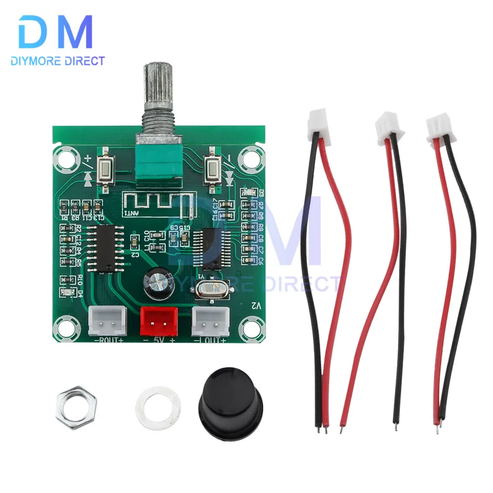 XH-A158 Ultra Clear Bluetooth 5.0 Power Amplifier Board PAM8403 Small Power DIY Wireless Speaker Amplifier Board 5W*2