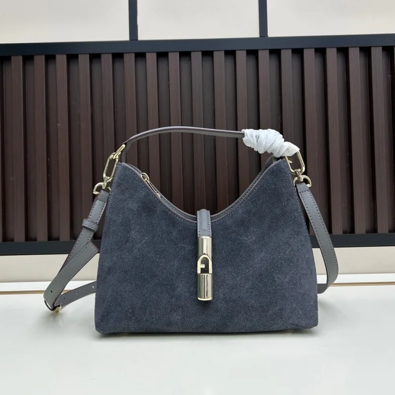 

Ladies' genuine leather frosted cowhide casual comfortable soft crossbody bag with bill of lading shoulder bag