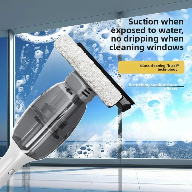 three-in-one multi-functional cleaner, handheld window cleaner + vacuum cleaner + water suction, household car cleaning artifact