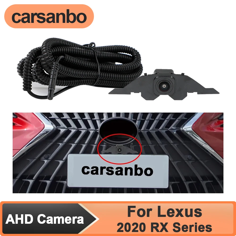 

Carsanbo Night Vision AHD 1080P Vehicle Front View OEM Camera for Lexus 2020 RX Series Wide Angle 150° Fisheye Lens Waterproof