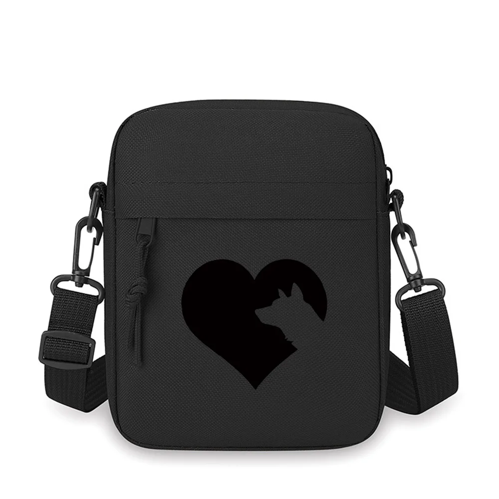 Dark,black,space,shadows,void. Men Crossbody Bag Single Shoulder Women Cartoon Anime Film Printing Design Unisex
